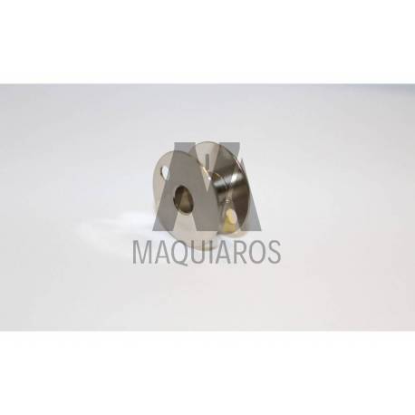 CARRETEL DOS AGUJAS METALICO PEQUEÑO